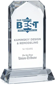 San Diego Union-Tribune Readers Poll crystal award