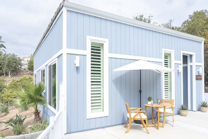 Angled ADU view and patio