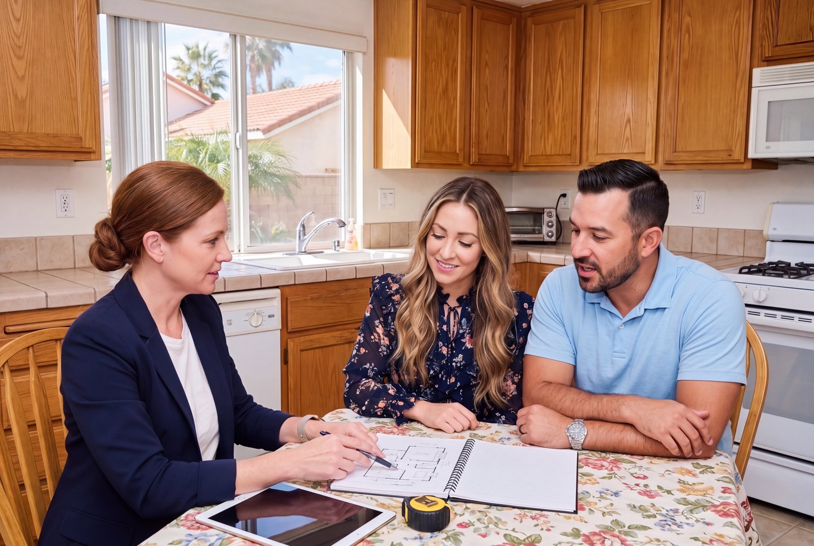 The first visit, at your kitchen table
