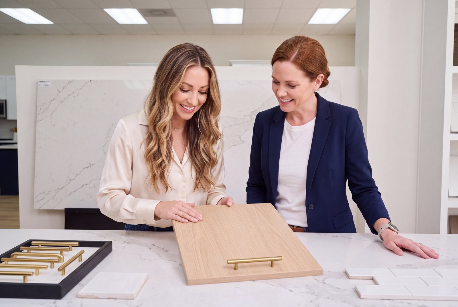 Choosing the finishes with your designer