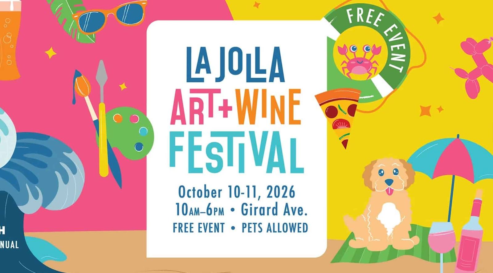La Jolla Art and Wine Festival poster
