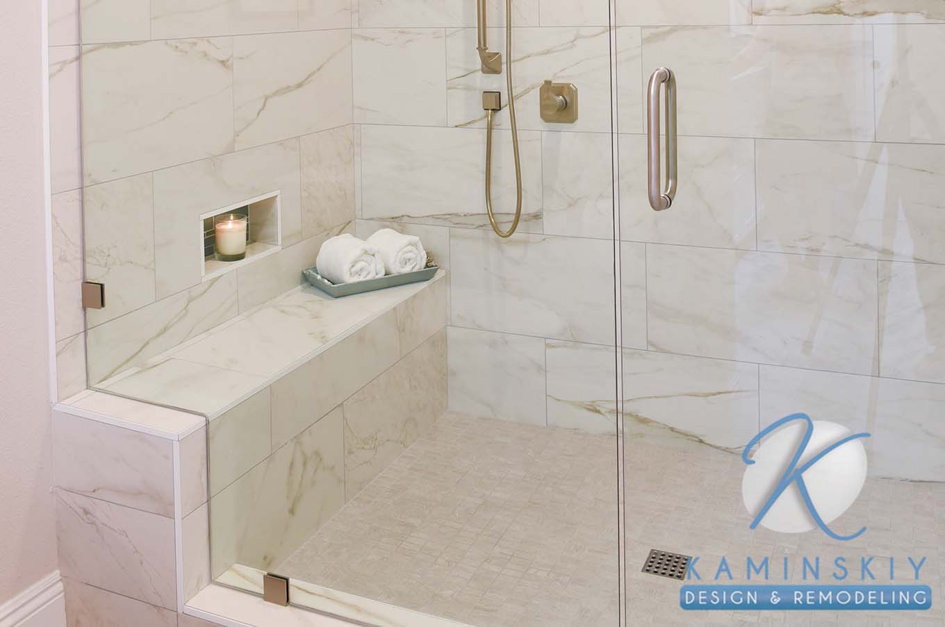 San Marcos Bathroom Remodel - Kaminskiy Design & Home Remodeling