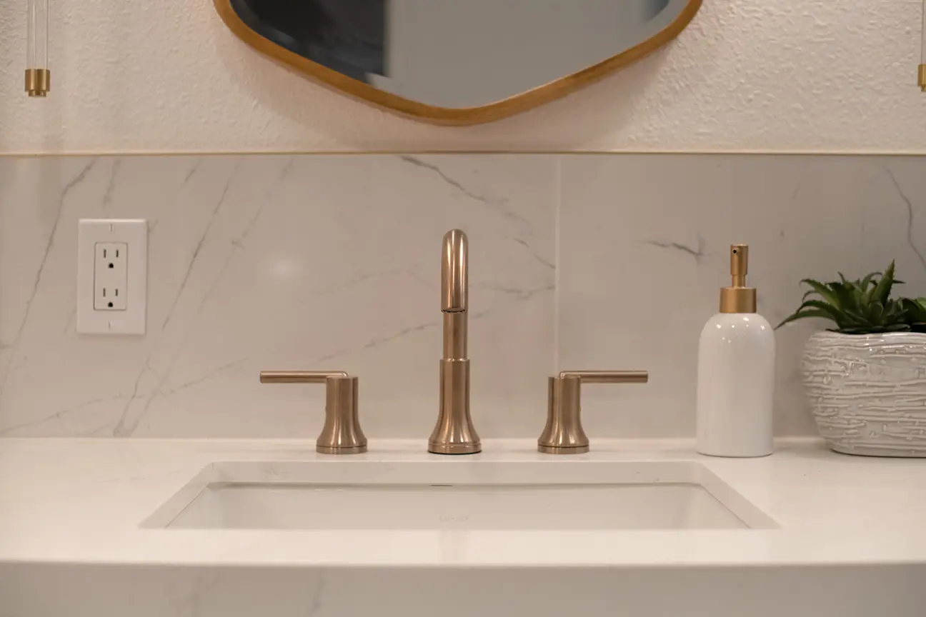 Bathroom Sink Accents for Whole Home Remodel