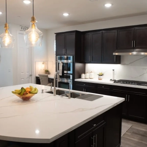 Kitchen Island with Pendant Lighting Remodel