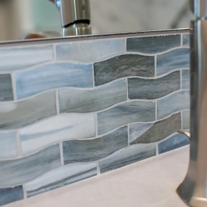 Turquoise Bathroom Tile Backsplash