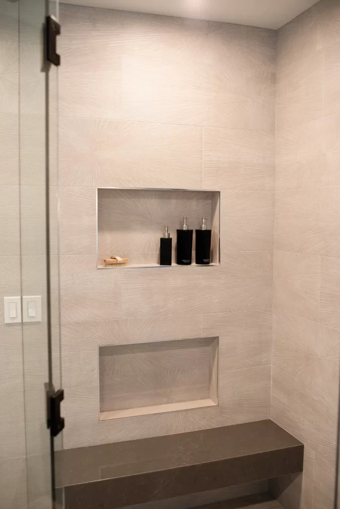 Contemporary Walk InShower Remodel