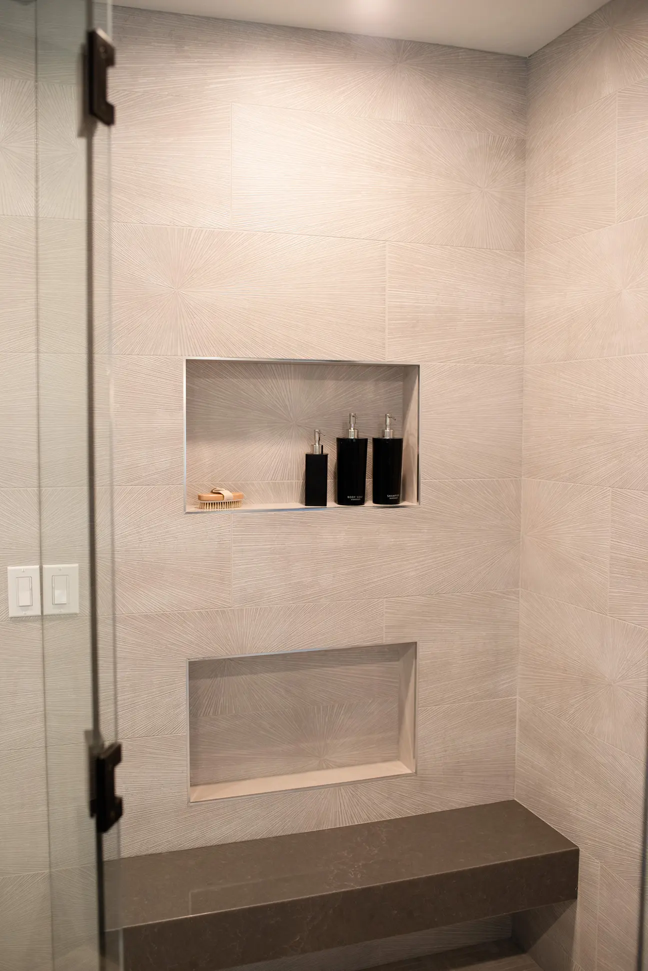 Contemporary Walk InShower Remodel