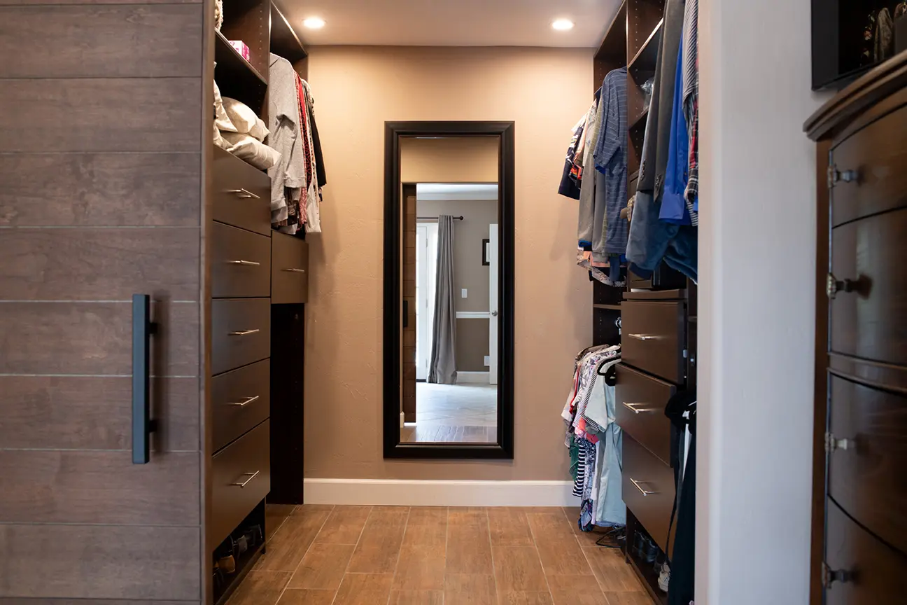 Closets with Barn type doors