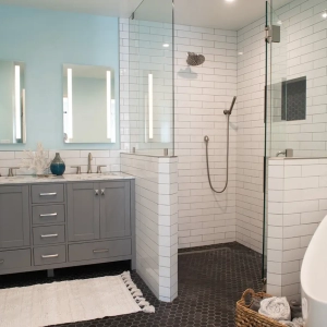 Complete Master Bathroom Remodel with Walk in Shower