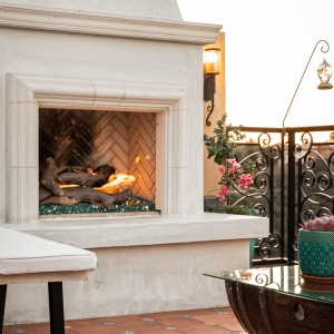 Chula Vista Custom Outdoor Fireplace Builder