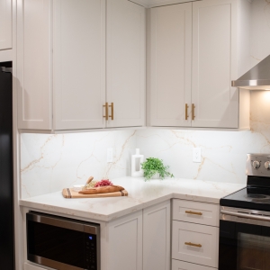 Mantra Omni Snow Cabinets Shaker Style