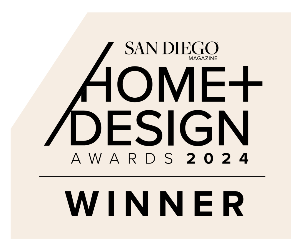 San Diego Magazine Home + Design Awards 2024 Winner