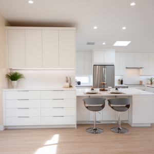 Scandinavian Kitchen Open Floor Plan Design