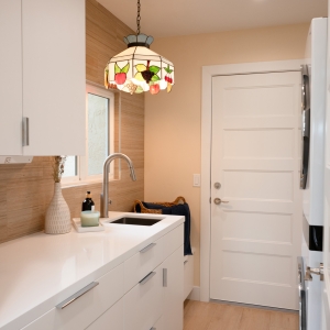 Scandinavian Laundry Room Remodel