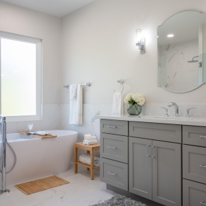 Transitional Master Bathroom Remodel