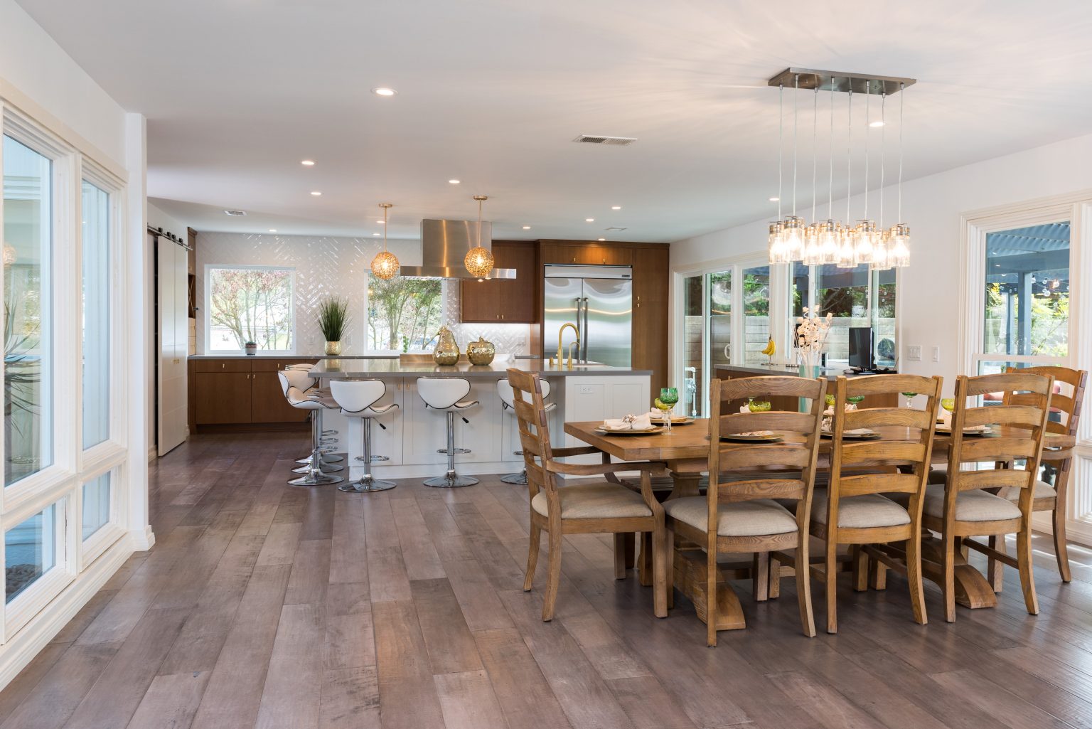 Open concept living space