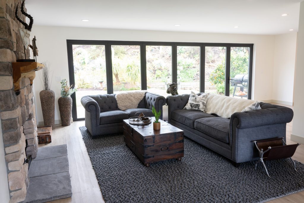 Living Room Fireplace Open Layout Remodel