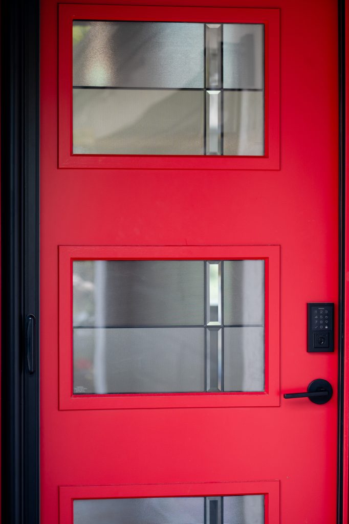 Contemporary Modern Door in a Home Remodel