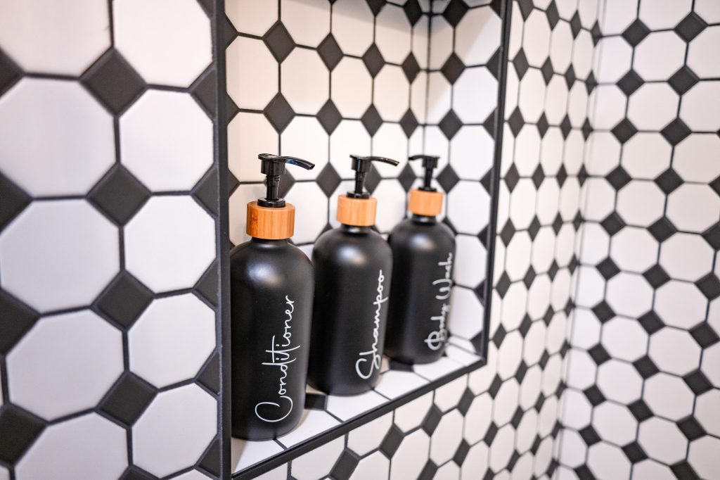 Porcelain Mosaic Shower Niche