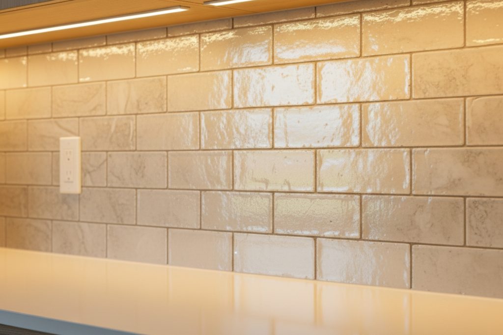 Zellige style kitchen backsplash 2025 design trend in San Diego, CA