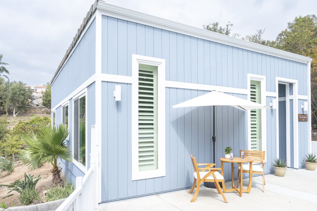 Angled ADU view and patio