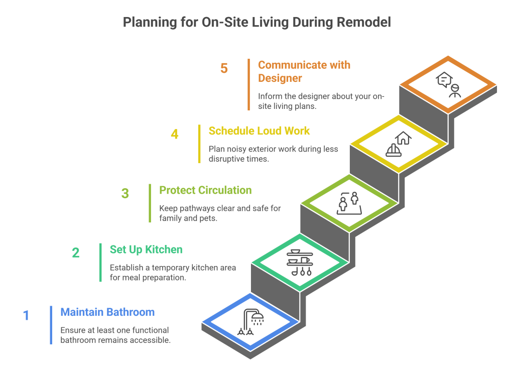 Planning for On-Site Living During Remodel