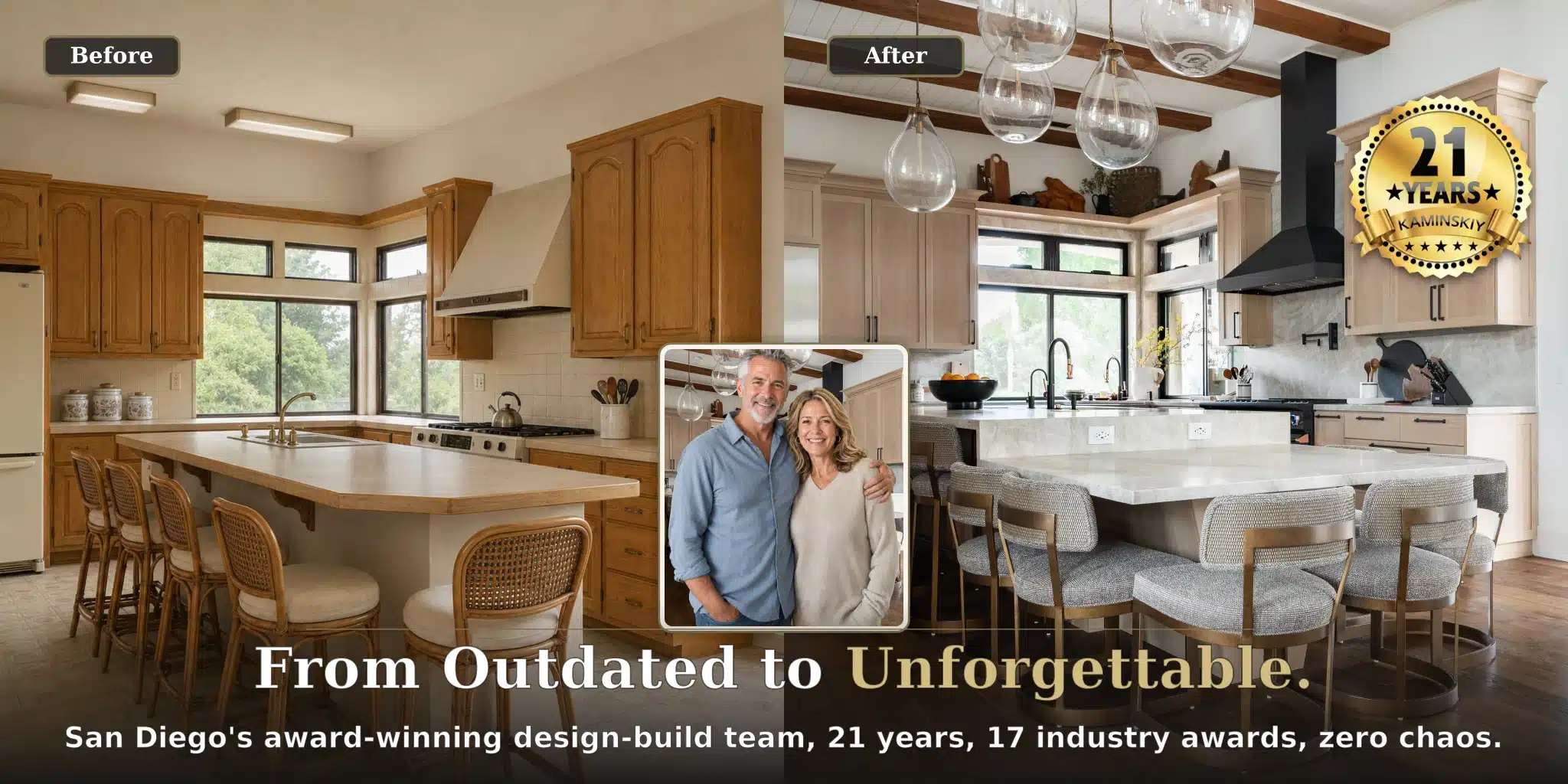 San Diego kitchen remodeling project by Kaminskiy Design and Remodeling